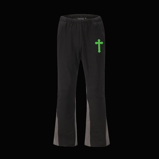 "SLIME GREEN K.T.D.E." BLACK FLARES